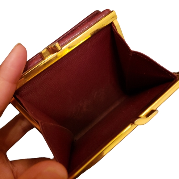 Cartier Bordeaux Kisslock wallet - Picture 11 of 13